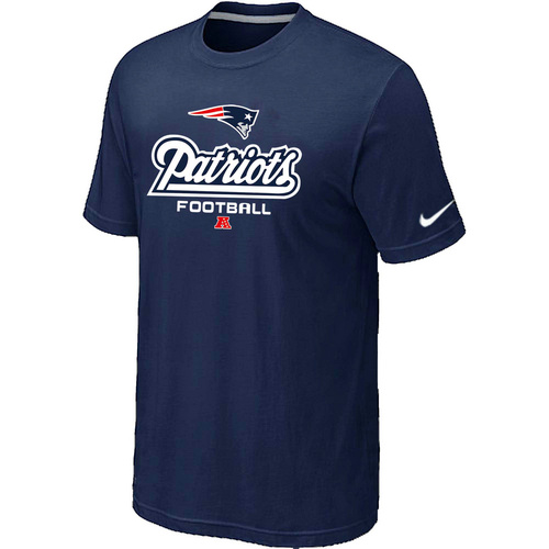 Nike New England Patriots Critical Victory NFL T-Shirt - Dark Blue